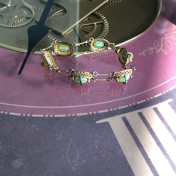 Jade golden bracelet - Picture 4 of 4